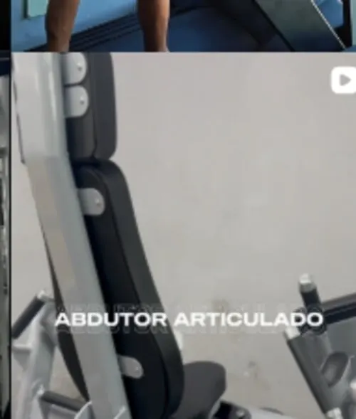 Aparelho de musculação (abdutor articulado) na Guicco
